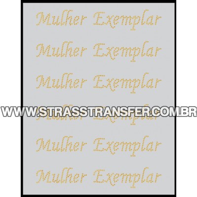 Mulher Exemplar em cartela c/ 6 pçs - Ref: 2106 
