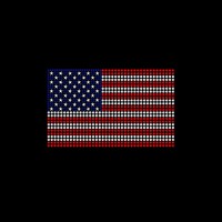 Bandeira Americana - Ref: 4148